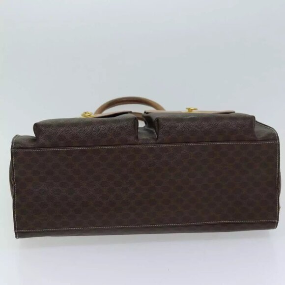 CELINE Macadam Canvas Tote Bag PVC Brown Auth 75236 - Picture 16 of 16
